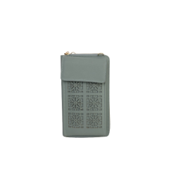 Bolso cuelga móvil color azul