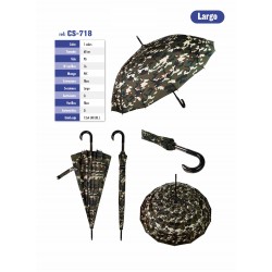 Paraguas Camuflaje 68 cm.