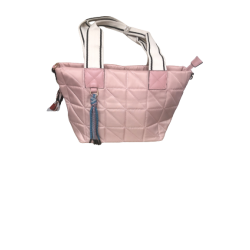Bolso rosa acolchado